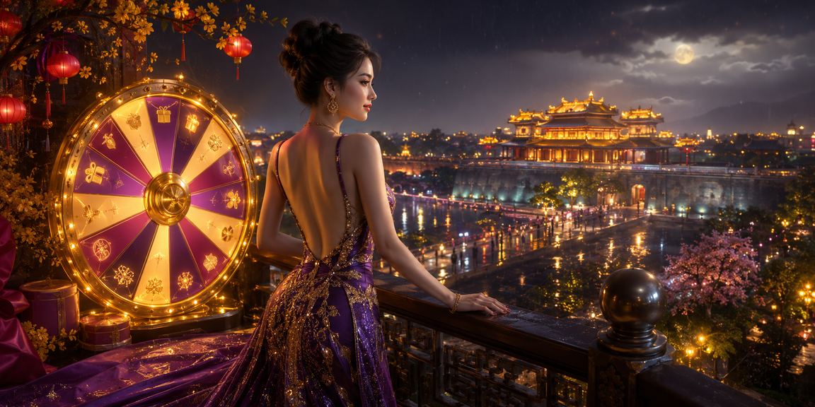 Trò chơi roulette tại lễ hội Tết Huế – không khí truyền thống Việt Nam