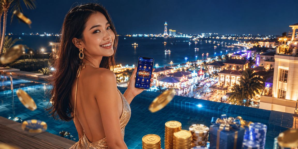 Lễ hội tại Phú Quốc với banner rebate bonus cá cược và không khí sôi động